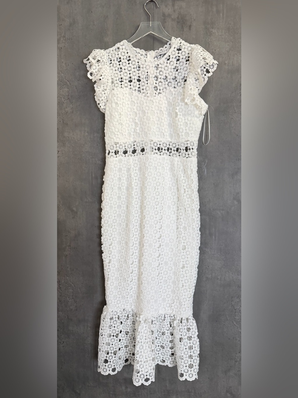 PETAL & PUP LAUREN DRESS - WHITE SIZE 6 B1173 - Picture 4 of 6